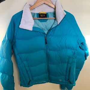 Mountain Hardware teal winter jacket